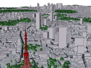 Tokyo City 3Dモデル