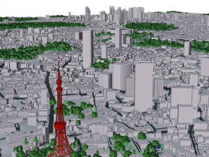 Tokyo City 3D Model