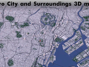 Tokyo City 3D Model