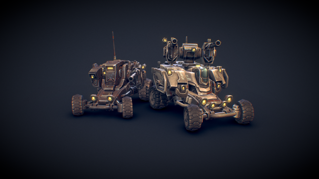 Sci-Fi Buggies Modelo 3D .c4d .max .obj .3ds .fbx .stl .blend 