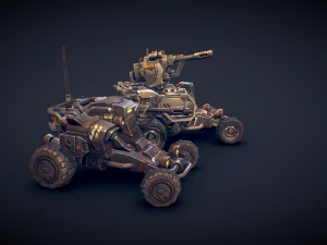 Sci-Fi Buggies 3D Model