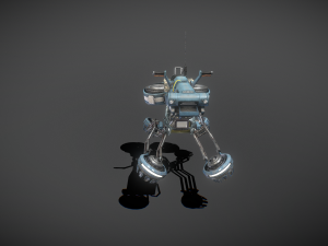 Sci-fi Hover bike Low-poly Low-poly 3D 模型