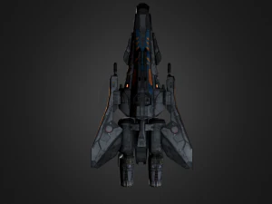 SF Light- Fighter X6 3D Model