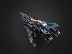 SF Light- Fighter X6 3D Model