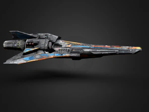 SF Light- Fighter X6 3D Model