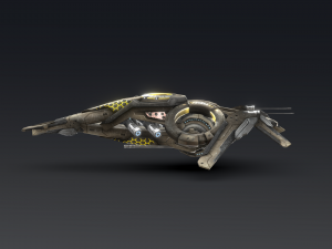 Drone V2 Sci Fi 3D Model