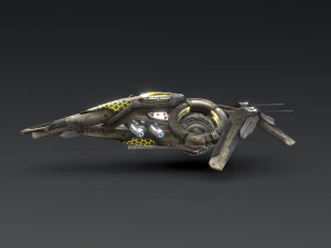 Drone V2 Sci Fi 3D Model