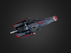 Battlecruiser Modello 3D