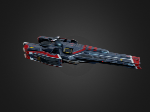 Battlecruiser Modello 3D