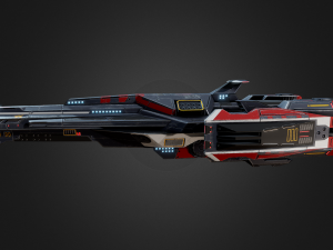 Battlecruiser Modello 3D