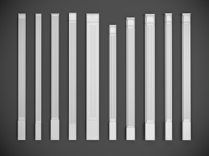 150 pilasters collection kitbash Modelo 3D