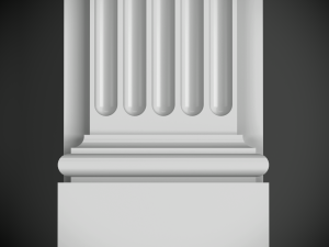 150 pilasters collection kitbash Modelo 3D