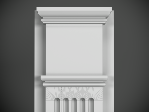 150 pilasters collection kitbash Modelo 3D