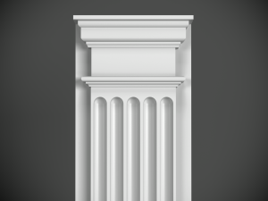 150 pilasters collection kitbash Modelo 3D