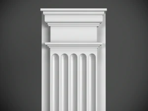 150 pilasters collection kitbash 3D Model