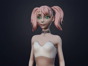 様式化された 3D キャラクター 3Dモデル