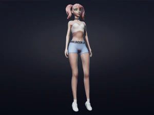 Stylized 3D character 3D Model