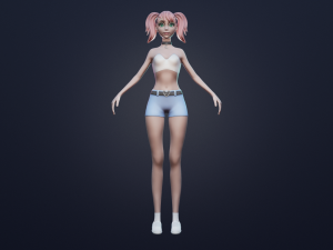 Stylized 3D character Modelo 3D