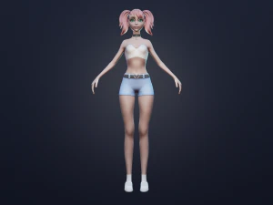Stylized 3D character 3D Model
