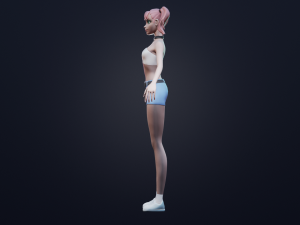 Stylized 3D character Modelo 3D