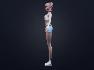 Stylized 3D character 3D Model