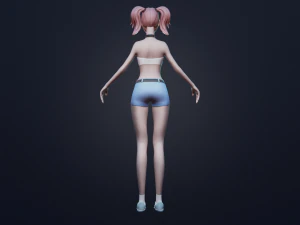 Stylized 3D character 3D Model