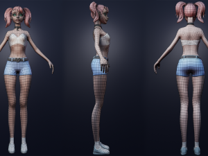Stylized 3D character Modelo 3D