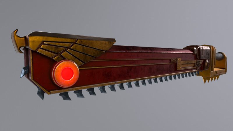 ChainBlade 3D Model .c4d .max .obj .3ds .fbx .stl .blend