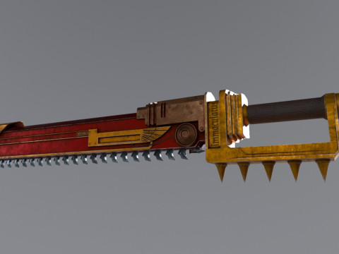 ChainBlade 3D Model