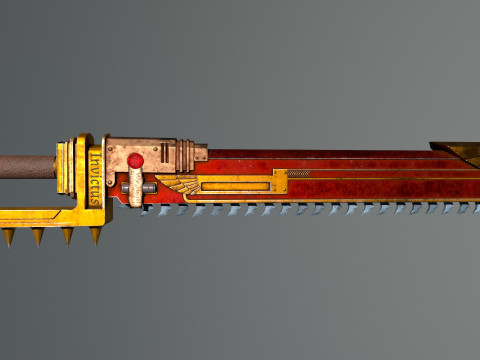 ChainBlade 3D Model