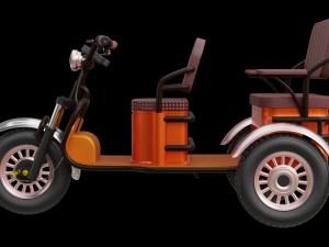 3D Electronic Auto-Rickshaw 3D Model