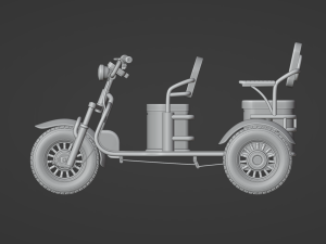3D Electronic Auto-Rickshaw 3D Model