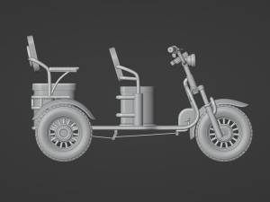 3D Electronic Auto-Rickshaw 3D Model