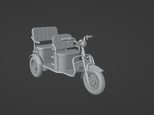 3D Electronic Auto-Rickshaw 3D Model