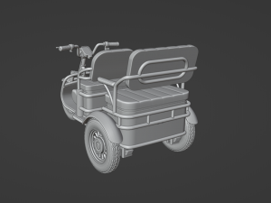 3D Electronic Auto-Rickshaw 3D Model