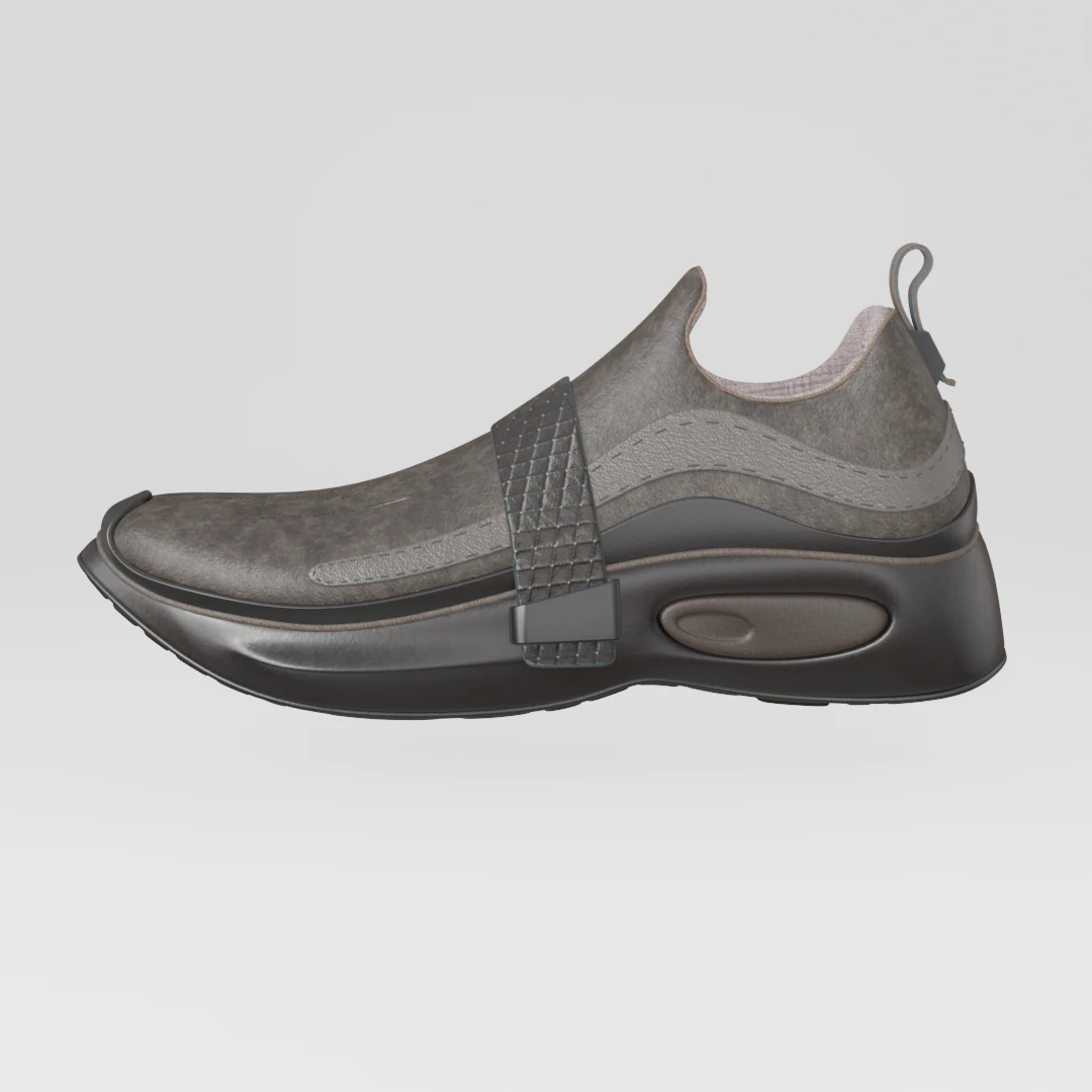 Shoe New Sneaker 3D Model .c4d .max .obj .3ds .fbx .stl .blend