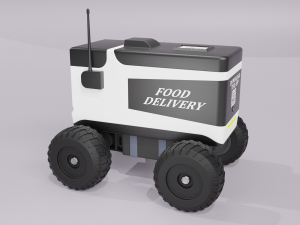 Food Delivery Robot Modelo 3D