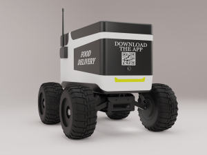 Food Delivery Robot Modelo 3D