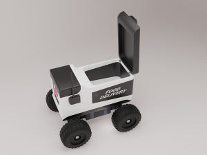 Food Delivery Robot Modelo 3D