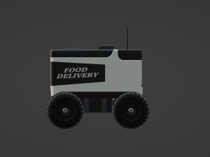 Food Delivery Robot Modelo 3D