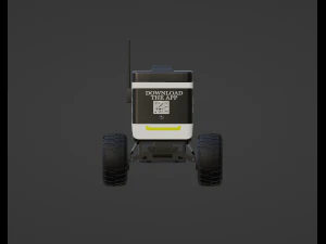 Food Delivery Robot 3D Model