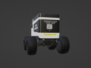 Food Delivery Robot Modelo 3D
