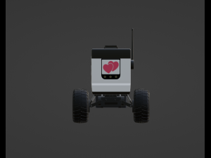 Food Delivery Robot Modelo 3D