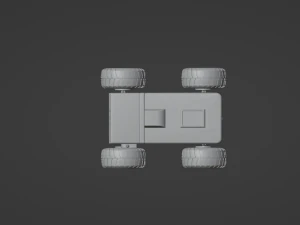 Food Delivery Robot 3D Model