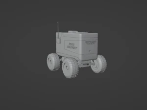 Food Delivery Robot 3D Model
