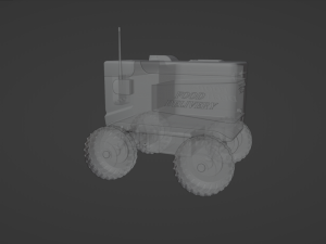 Food Delivery Robot Modelo 3D