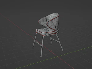 Eichholtz Kinley furniture chair 3D Model