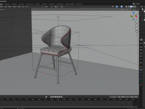 Eichholtz Kinley furniture chair 3D Model