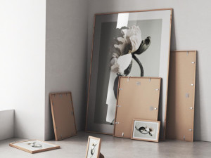 Poster pair - Abstract Flowers Modelo 3D