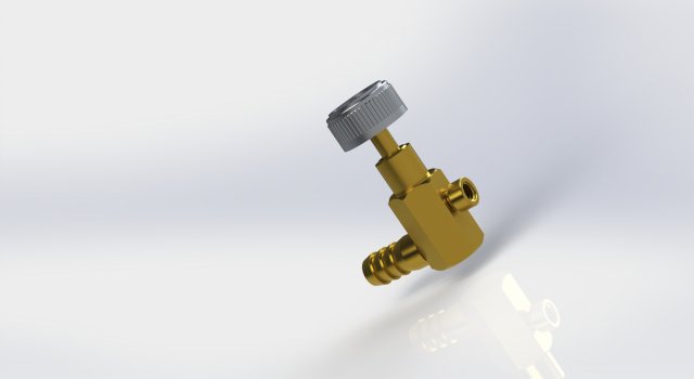 3D Stove gas valve model 3D Model .c4d .max .obj .3ds .fbx .stl .blend 